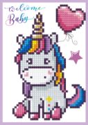 Picture of Diamond Dotz Diamond Embroidery Facet Art Greeting Card Kit Welcome Baby