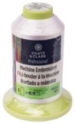 Picture of Coats Professional Machine Embroidery Thread 4000yd-White