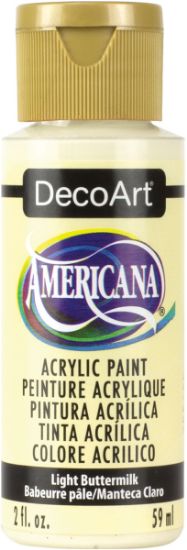 Picture of Americana Acrylic Paint 2oz Light Buttermilk - Semi-Opaque