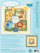 Picture of Baby Hugs Savannah Birth Record Counted Cross Stitch Kit 12"X12" 14 Count