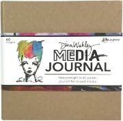 Picture of Dina Wakley Media Kraft Journal 6"X6" Includes Heavyweight Watercolor Paper