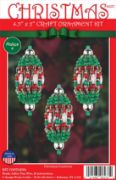 Picture of Design Works Beaded Ornament Kit 4.5"X2" Set of 4-Christmas Lanterns