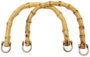 Picture of Bamboo Handbag Handles 6-1/2" Arched 2/Pkg Natural