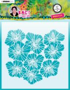 Picture of Art By Marlene Back To Nature 7.87"X7.87" Stencil-Nr. 86, Hibiscus Love