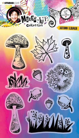 Picture of Art By Marlene Mixed-Up Clear Stamps-Nr. 286, Autumn Flourish