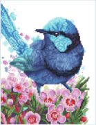Picture of Diamond Dotz Square Diamond Facet Art Kit 10.63"X13.78"-Splendid Fairy Wren