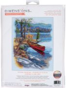 Picture of Dimensions Counted Cross Stitch Kit 11"X14"-Outdoor Adventure (14 Count)