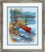 Picture of Dimensions Counted Cross Stitch Kit 11"X14"-Outdoor Adventure (14 Count)
