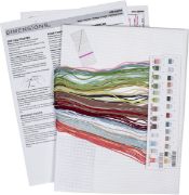 Picture of Dimensions Counted Cross Stitch Kit 14"x10" Birds And Berries (14 Count)