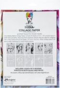 Picture of Dina Wakley Media Collage Tissue Paper  7.5"X10" 20/Pkg Faces