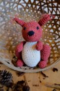 Picture of Hoooked Amigurumi DIY Kit W/Eco Barbante Yarn-Squirrel Suzy - Brick