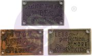 Picture of Finnabair Mechanicals Metal Embellishments Old Plates 3/Pkg
