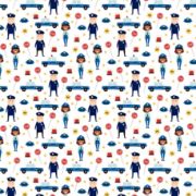 Picture of First Responder Double-Sided Cardstock 12"X12"-Heroic Officers