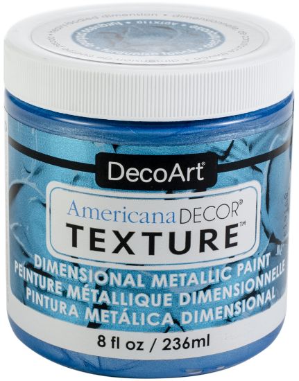 Picture of Americana Decor Texture Metallics 8oz Deep Turquoise