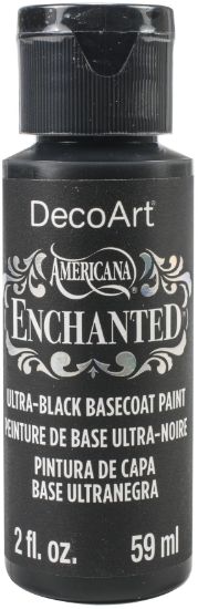 Picture of Americana Enchanted Paint 2oz-Ultra Black Basecoat