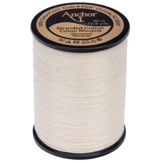 Picture of Anchor 6-Strand Embroidery Floss Spool 32.8yd-Ecru Very Light