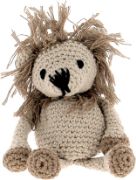 Picture of Hoooked Lion Leroy Yarn Kit W/Eco Brabante Yarn Beige & Taupe