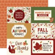 Picture of I Love Fall Double-Sided Cardstock 12"X12"-6"x4" Journaling Cards