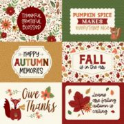 Picture of I Love Fall Double-Sided Cardstock 12"X12"-6"x4" Journaling Cards