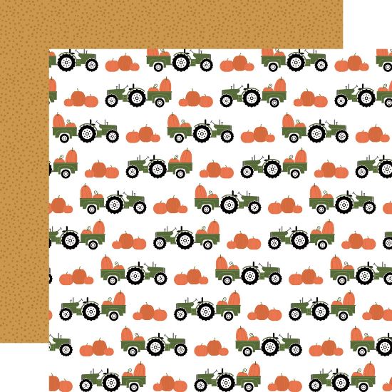 Picture of I Love Fall Double-Sided Cardstock 12"X12"-Pumpkin Patch