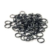 Picture of Bottle Cap Inc Vintage Split Rings 8mm 100/Pkg Black