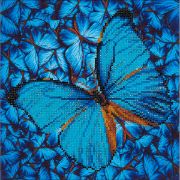 Picture of Diamond Dotz Diamond Embroidery Facet Art Kit 15"X15" Flutter By Blue