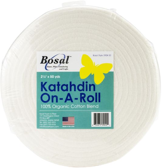 Picture of Bosal Katahdin On-A-Roll 100% Organic Cotton Batting-2.25"X50yd