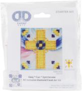 Picture of Diamond Dotz Diamond Embroidery Facet Art Kit 4.75"X4.75" Golden Cross