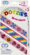 Picture of Diamond Dotz DOTZIES Bracelets Facet Art Kit 1"X9" Assorted Pinks 3/Pkg