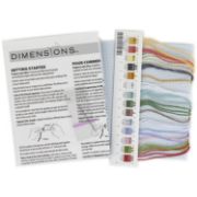 Picture of Dimensions Counted Cross Stitch Kit 5"X7"-Beach Ornament (14 Count)