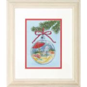 Picture of Dimensions Counted Cross Stitch Kit 5"X7"-Beach Ornament (14 Count)