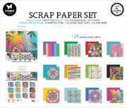Picture of Art By Marlene Scrap Paper Collection 12"X12" 12/Pkg-Nr. 25