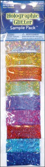Picture of Glitter Sample Pack 2g 9/Pkg Holographic
