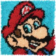 Picture of Dimensions Latch Hook Kit 12"X12" Super Mario Bros. 