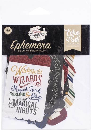 Picture of Echo Park Cardstock Ephemera 33/Pkg Icons, Witches & Wizards