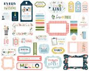 Picture of Echo Park Cardstock Ephemera 33/Pkg-Frames & Tags, Day In The Life