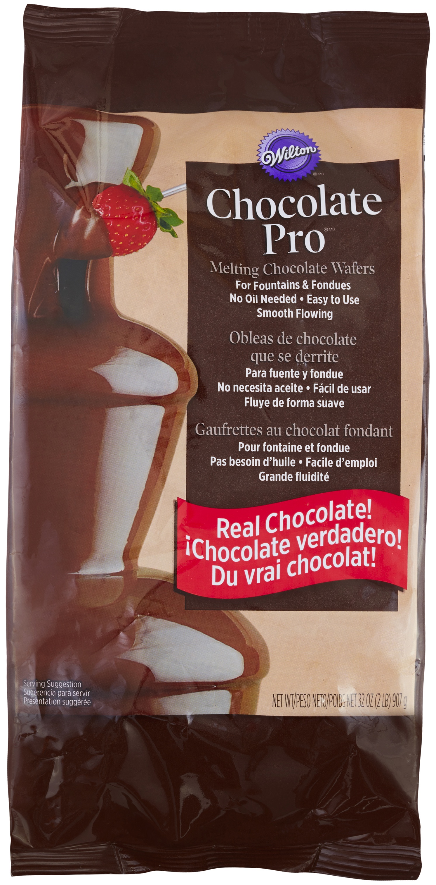 Chocolate Pro Fountain & Fondue Wafers 2lb Chocolate