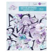 Picture of Aquarelle Dreams Acetate Ephemera 35/Pkg-Alphabet