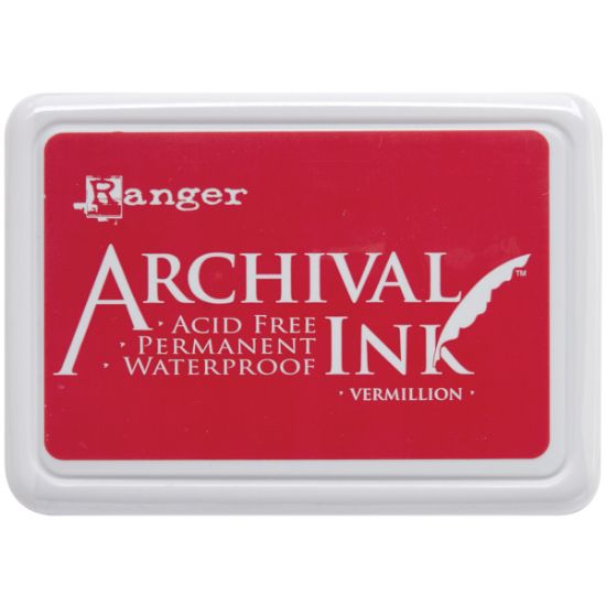 Picture of Archival Ink Pad #0 Vermillion