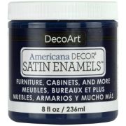 Picture of Americana Decor Satin Enamels 8oz Dark Denim