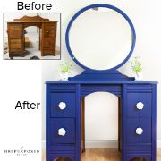 Picture of Americana Decor Satin Enamels 8oz Dark Denim