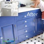 Picture of Americana Decor Satin Enamels 8oz Dark Denim