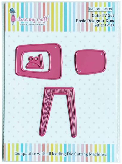 Picture of Dress My Craft Basic Designer Dies-Cute TV Set