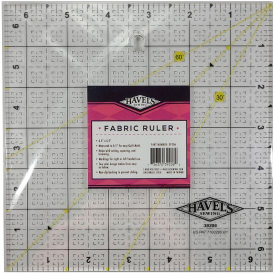 Picture of Havel's Square Fabric Ruler 6.5" 