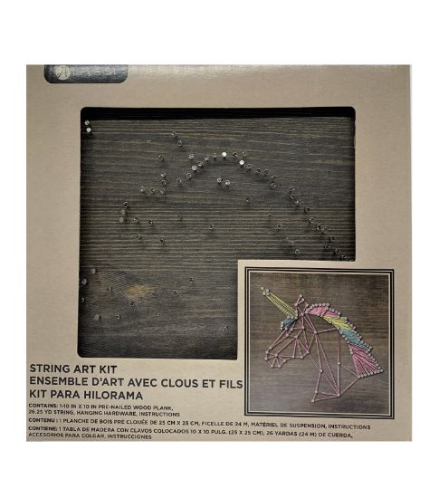 Picture of Hampton Art String Art Kit 10"X10"-Unicorn