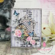 Picture of Dress My Craft Single-Sided Paper Pad 12"X12" 24/Pkg-Wall Of Roses, 12 Designs/2 Each