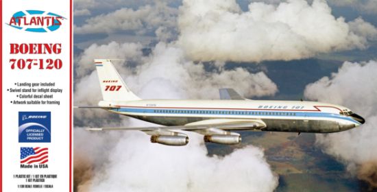 Picture of Atlantis Plastic Model Kit-Boeing 707-120 Boeing Markings