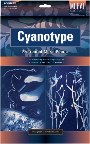 Picture of Jacquard Cyanotype Pretreated Mural Fabric 60"X84"  