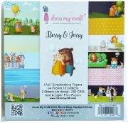 Picture of Dress My Craft Single-Sided Paper Pad 6"X6" 24/Pkg-Berry & Jerry