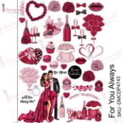 Picture of Dress My Craft Transfer Me Sheet A4 For You Always